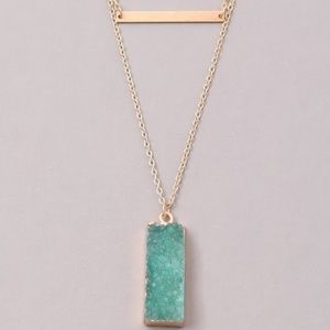 Mint Stone Necklace